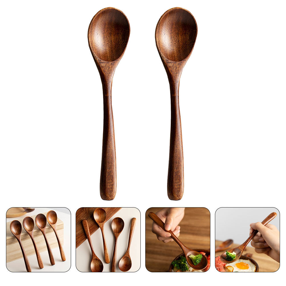 Kitchen Gadgets Japanese - 2 Pezzi di Cucchiai in Legno