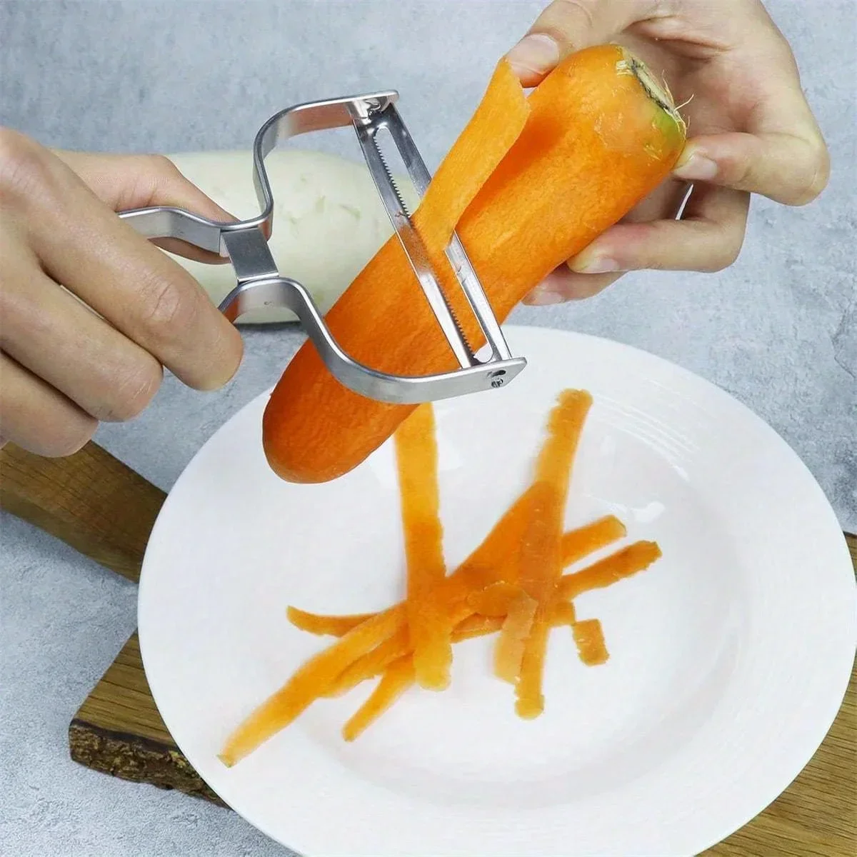 Kitchen Gadgets Peeler - 1 pz Pelapatate in Acciaio Inox