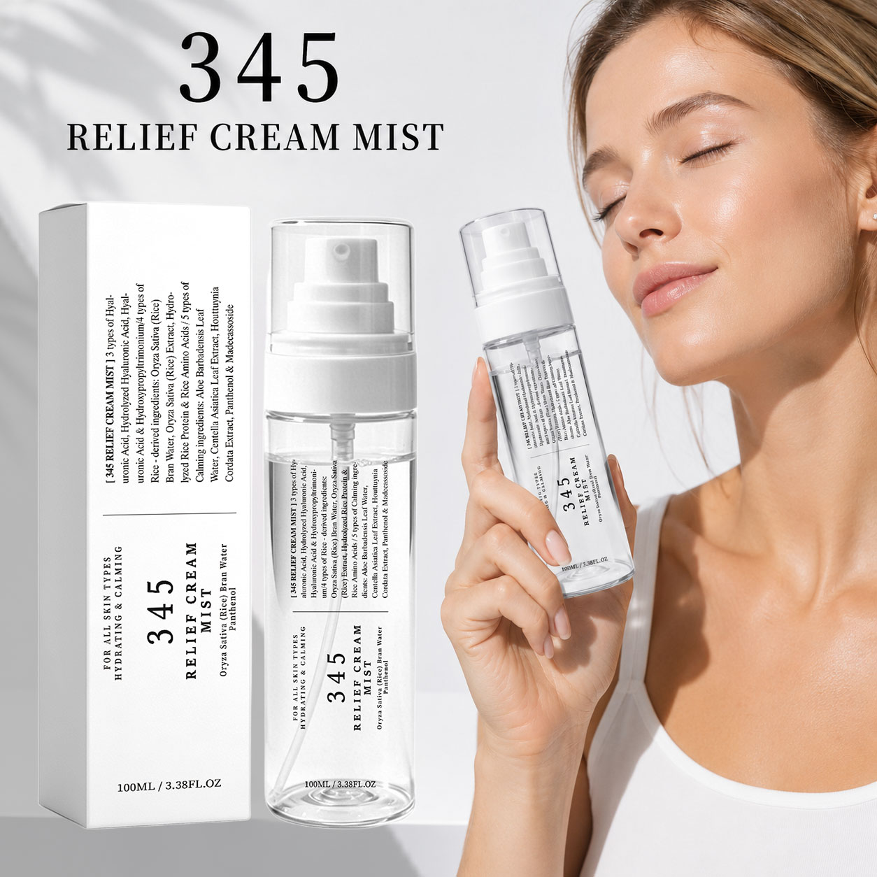 Oil Mister Spray Bottle - Crema Spray Lenitiva 345 per la