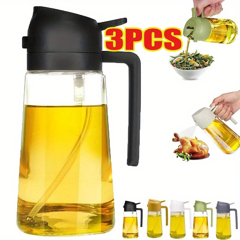 Oil Mister Spray Bottle - Spruzzino Olio 2-in-1 in Plastica per