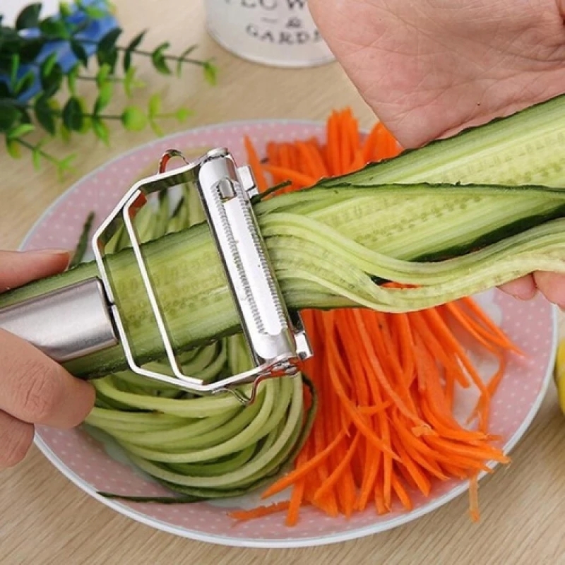 Kitchen Gadgets Dropshipping - Pelapatate da cucina multifunzionale in acciaio
