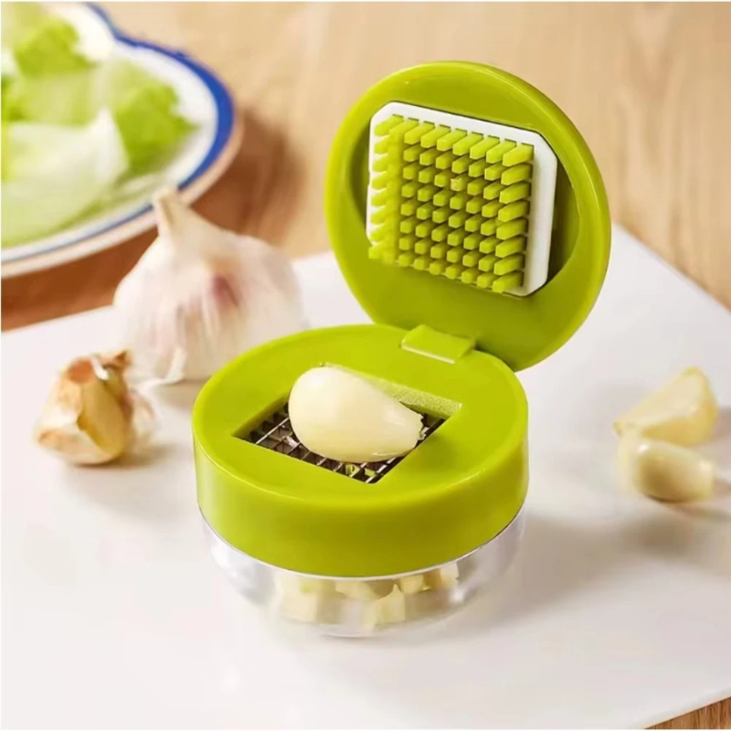 Kitchen Gadgets Peeler - Tritatutto Manuale per Aglio con Contenitore,