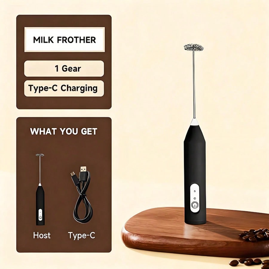 Kitchen Gadgets Design - Frullatore elettrico portatile, sbattitore per uova,
