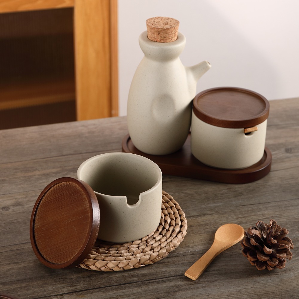 Kitchen Gadgets Japanese - Barattolo per Spezie in Ceramica Stile
