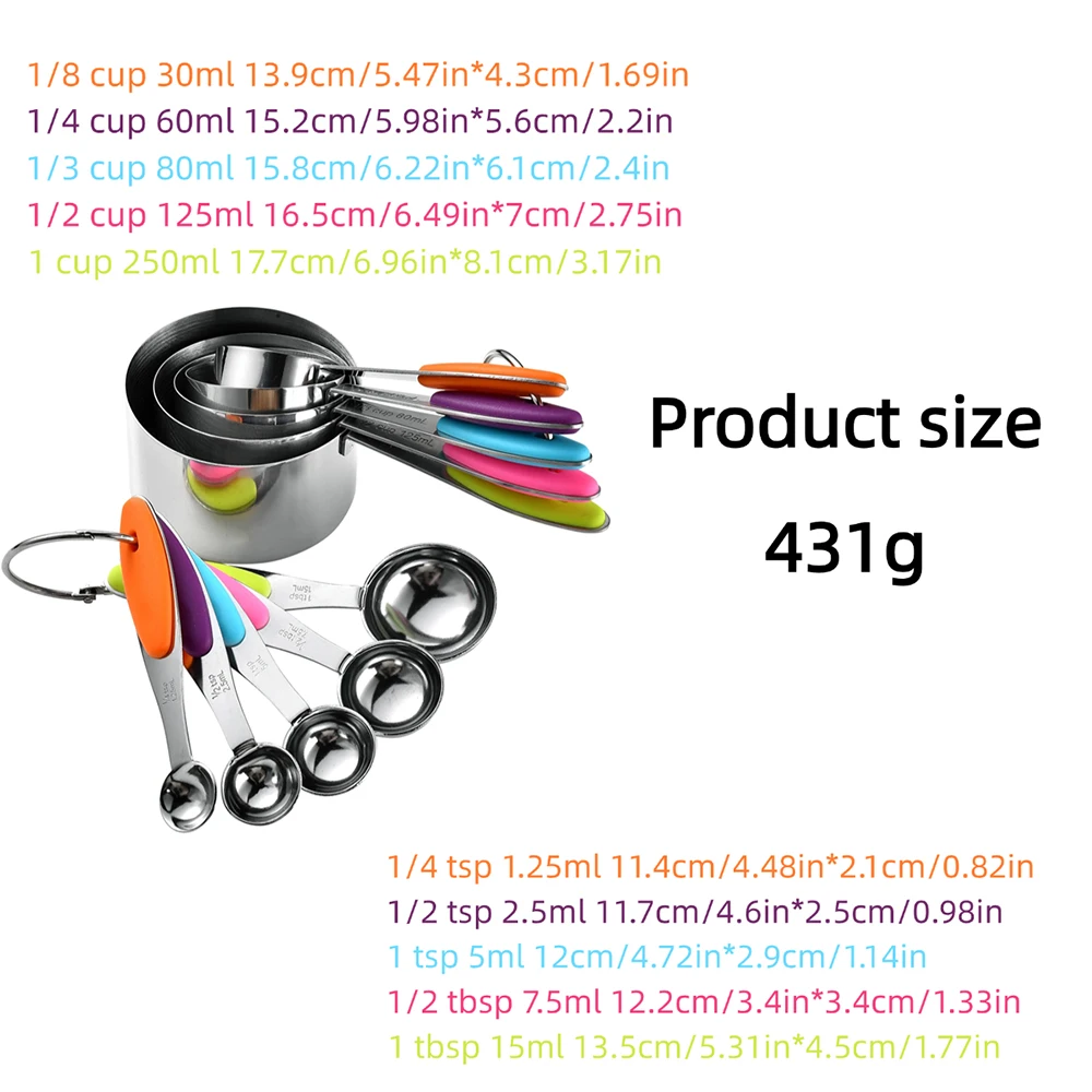 5/10 pezzi misurini e cucchiai - Kitchen Gadgets Products recensione e prezzo