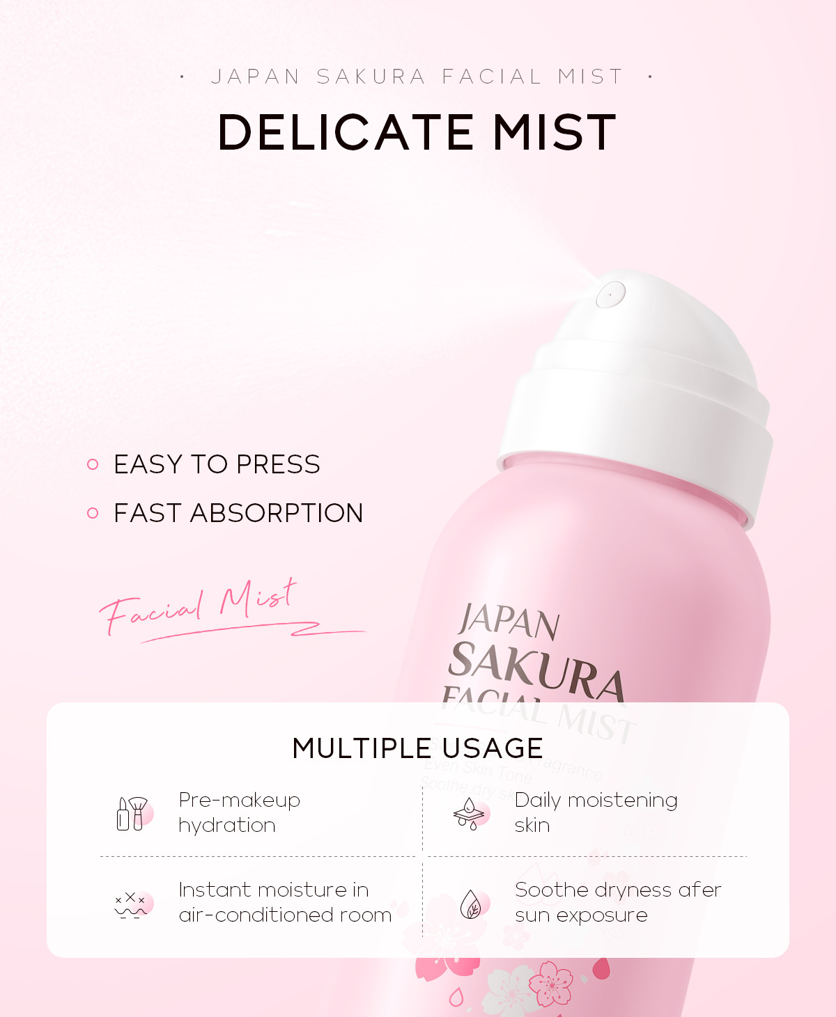 LAIKOU Sakura Nebbia per il vi - Oil Mister Spray Bottle recensione e prezzo
