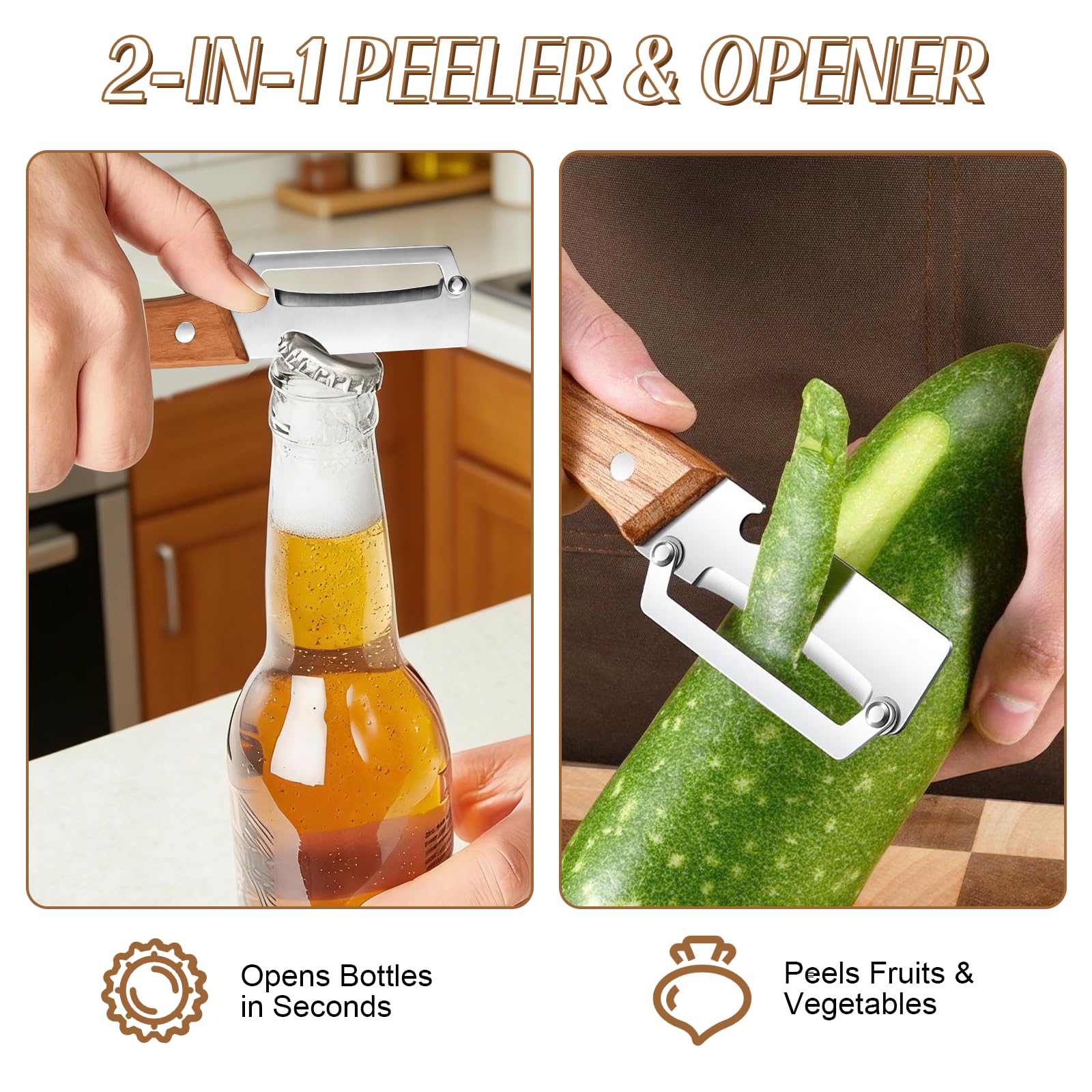 Pelapatate 3-in-1 con Manico i - Kitchen Gadgets Peeler recensione e prezzo