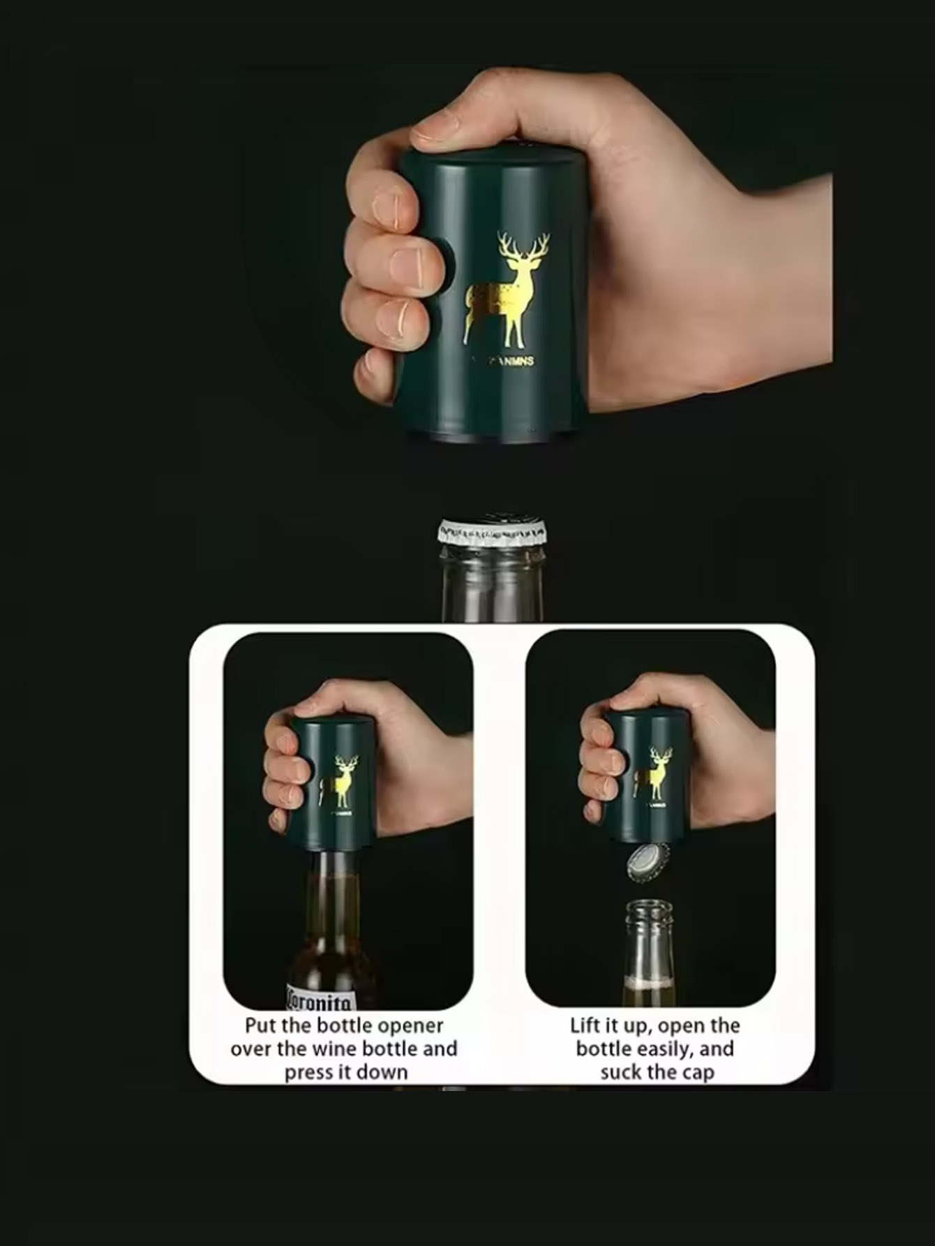 1 pz apribottiglie automatico  - Kitchen Gadgets Design recensione e prezzo